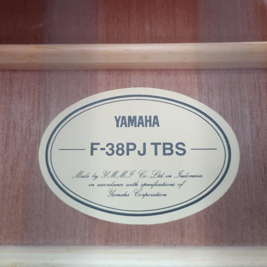 ほぼ未使用 YAMAHA F-38PJTBS アコースティックギター