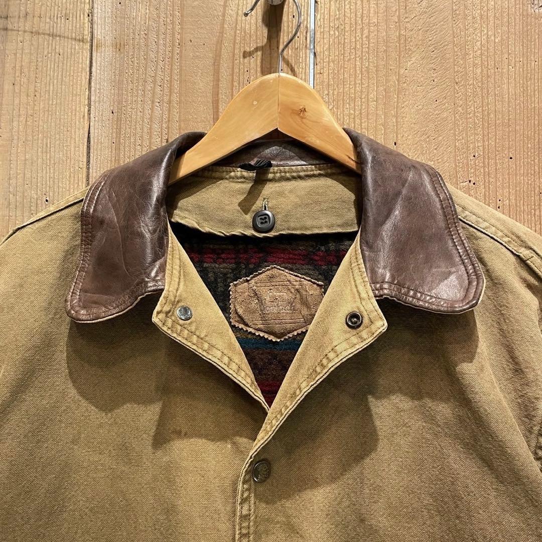 【M】90s USA製 ウールリッチ ライナー付き カバーオール ジャケット