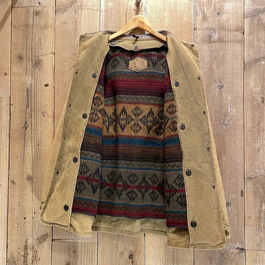 【M】90s USA製 ウールリッチ ライナー付き カバーオール ジャケット