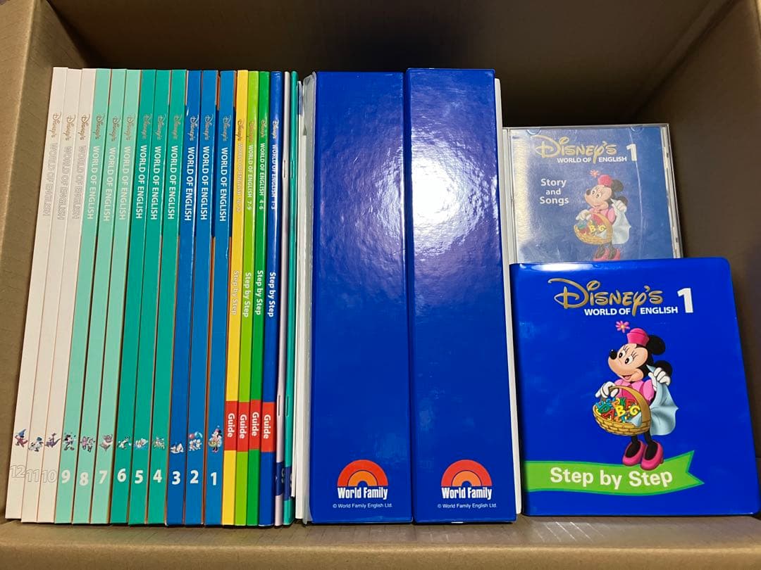 Disney's World of English DVDやCDなど色々セット