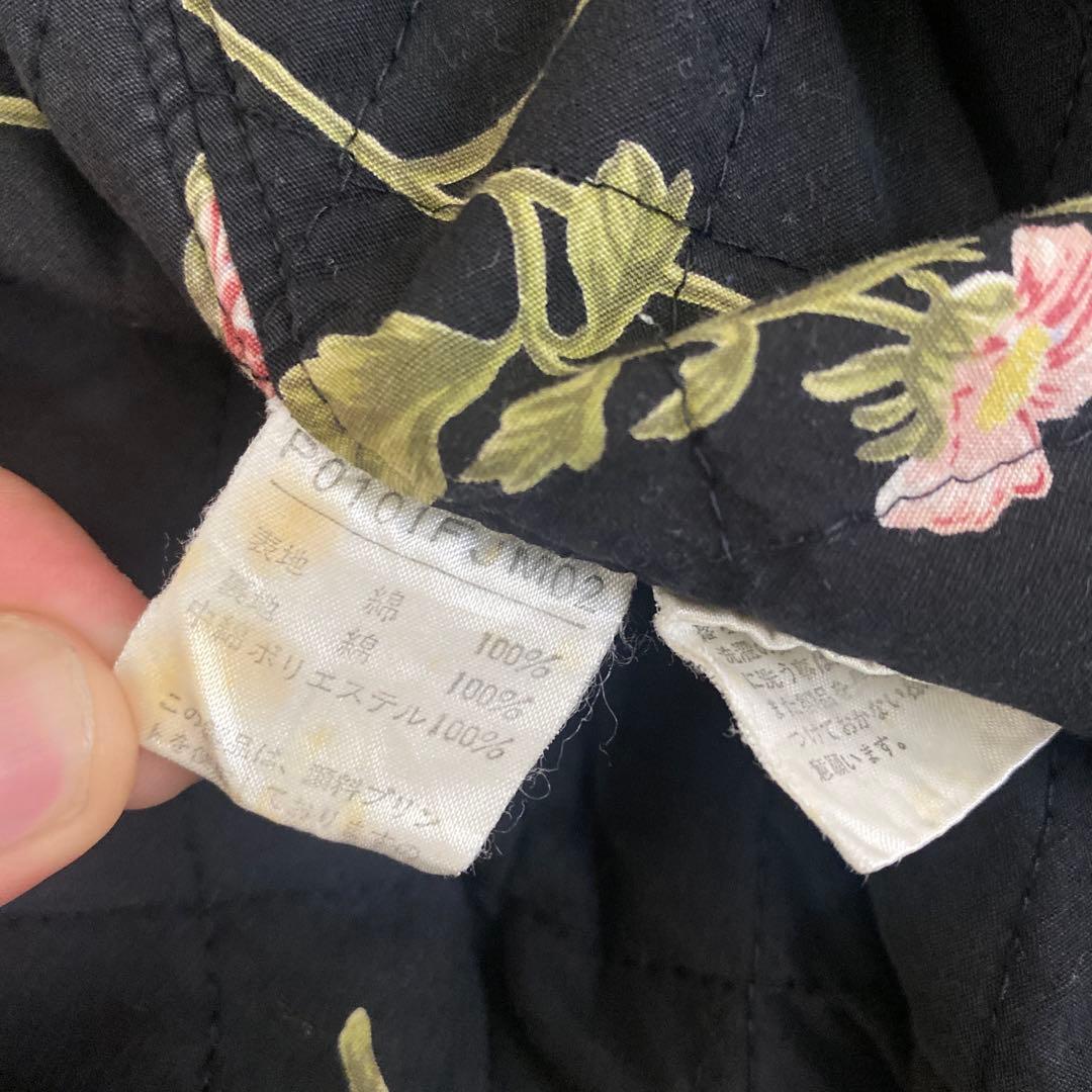 80's PINK HOUSEピンクハウス ブラックデニムジャケット ワッペン