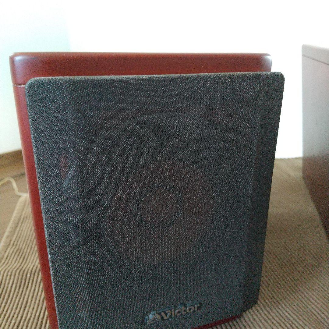 Victor ウッドコーン レッド スピーカー