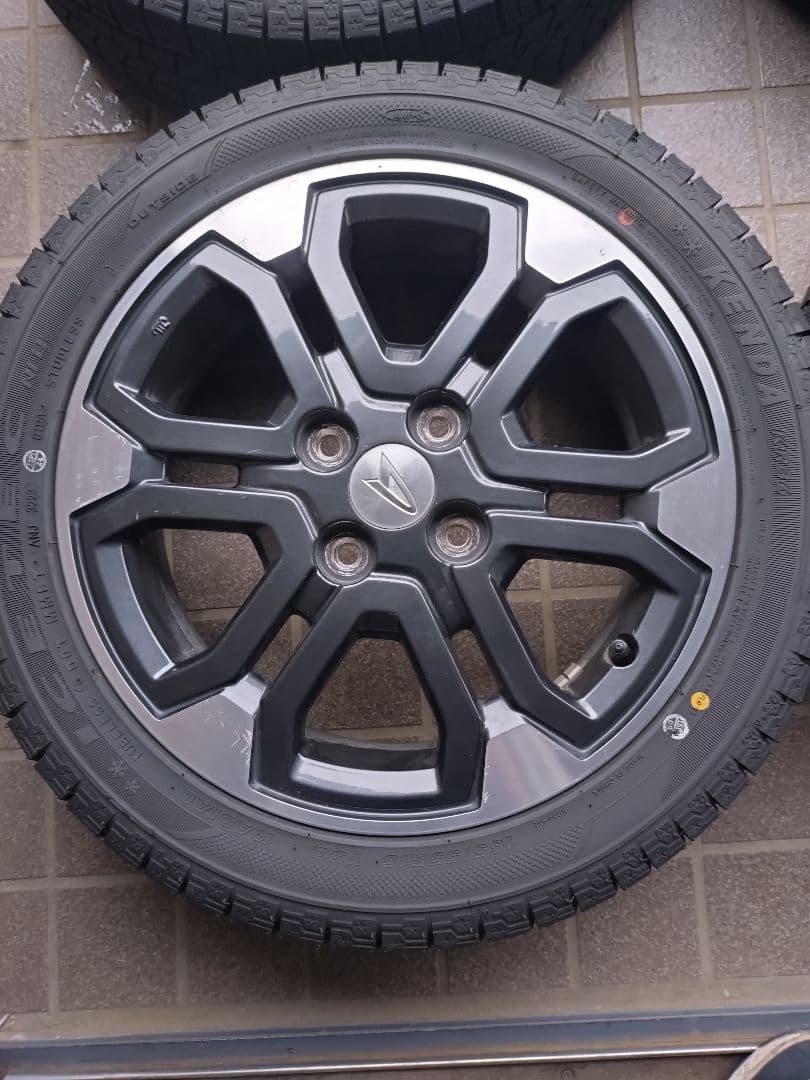 メ*6様 ダイハツ　ウェイク　純正ホイール　スタッドレスタイヤ付き！