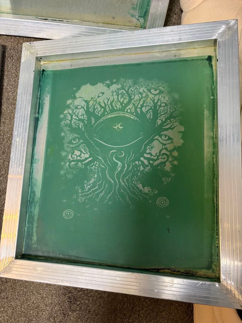 シルクスクリーン用アルミフレーム 46×51cm /160メッシュ 12枚セット