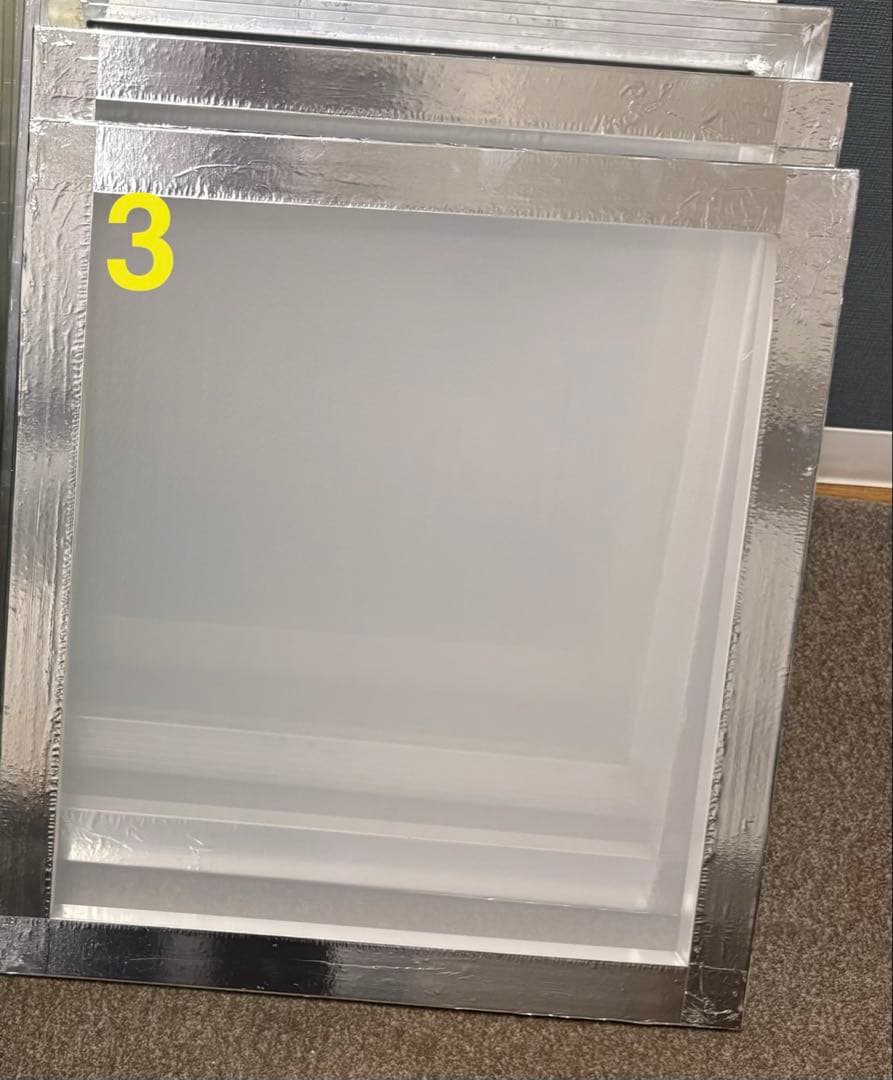 シルクスクリーン用アルミフレーム 46×51cm /160メッシュ 12枚セット