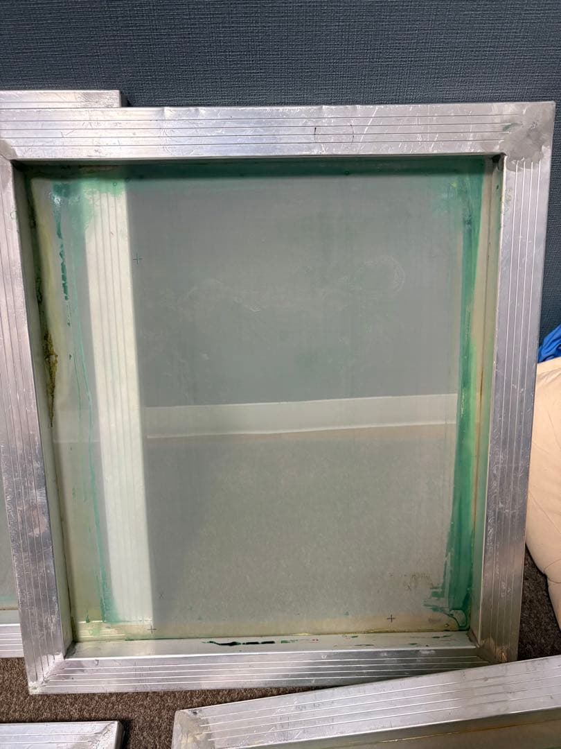 シルクスクリーン用アルミフレーム 46×51cm /160メッシュ 12枚セット