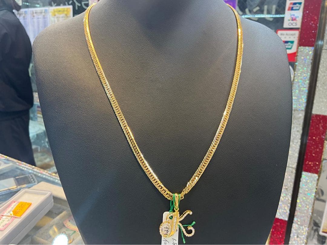 k18 ネックレストップ 喜平