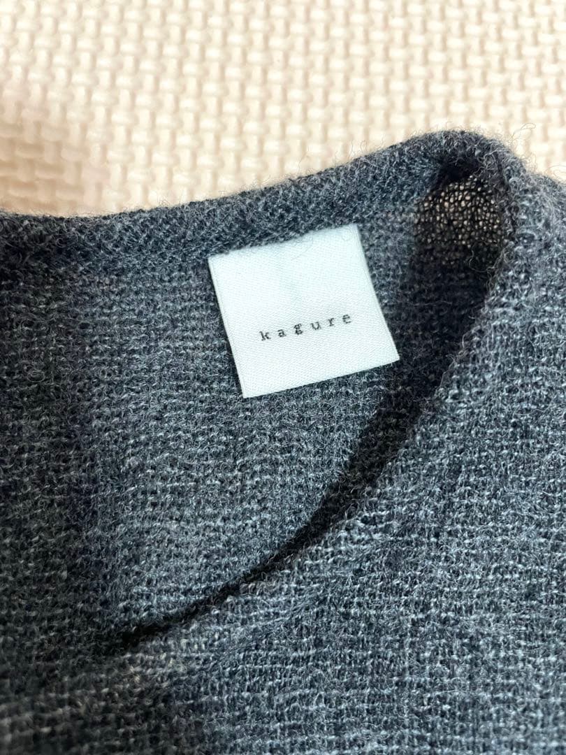 ウールガーゼワイドプルオーバー　かぐれ