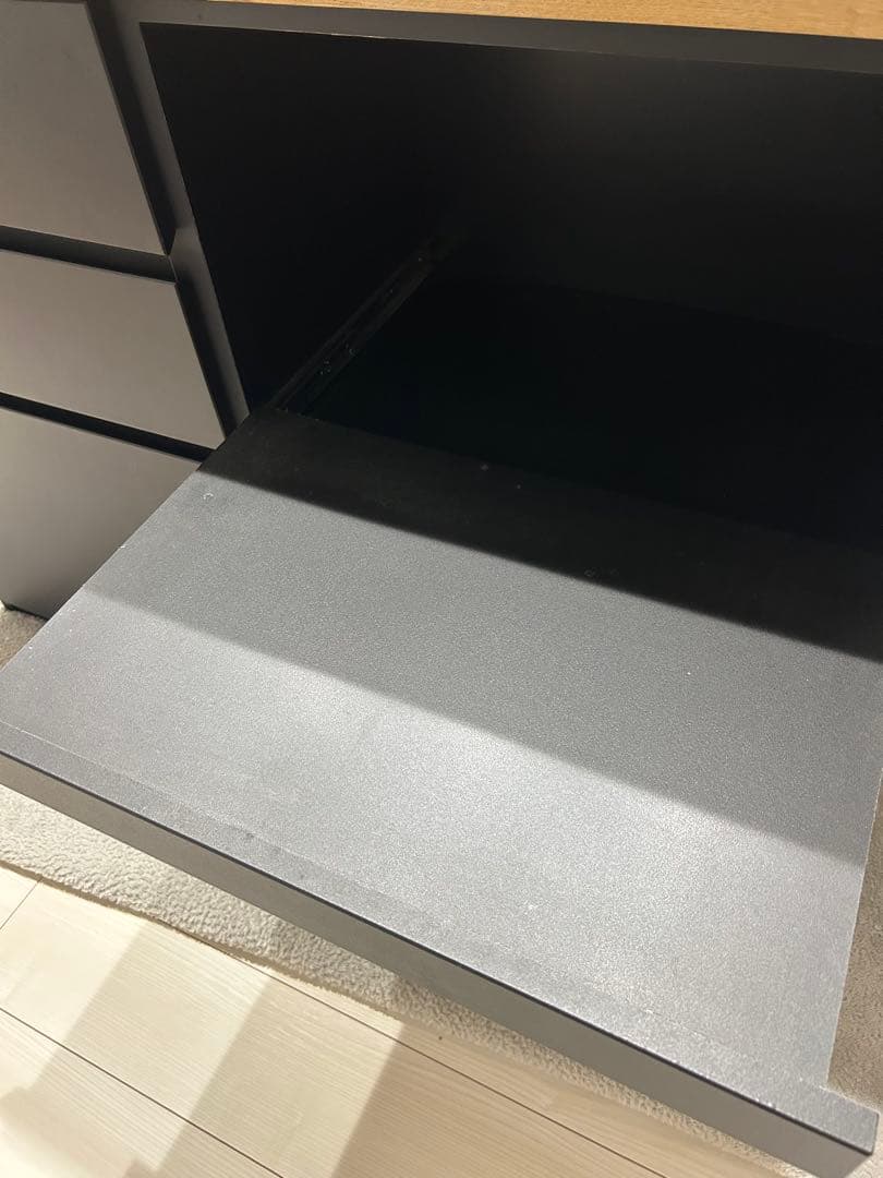 国産キッチンカウンター幅119/使用1年半/完成品/北欧インテリア/送料込