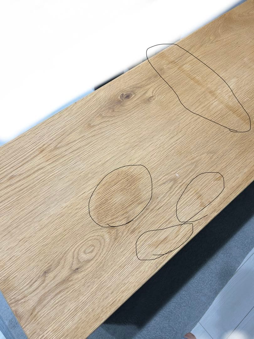 国産キッチンカウンター幅119/使用1年半/完成品/北欧インテリア/送料込