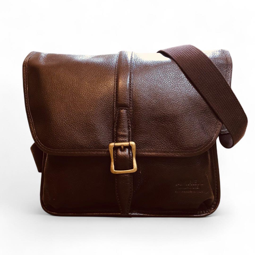 AVIREX レザー ショルダーバッグ BULTO アヴィレックス フラップ　茶