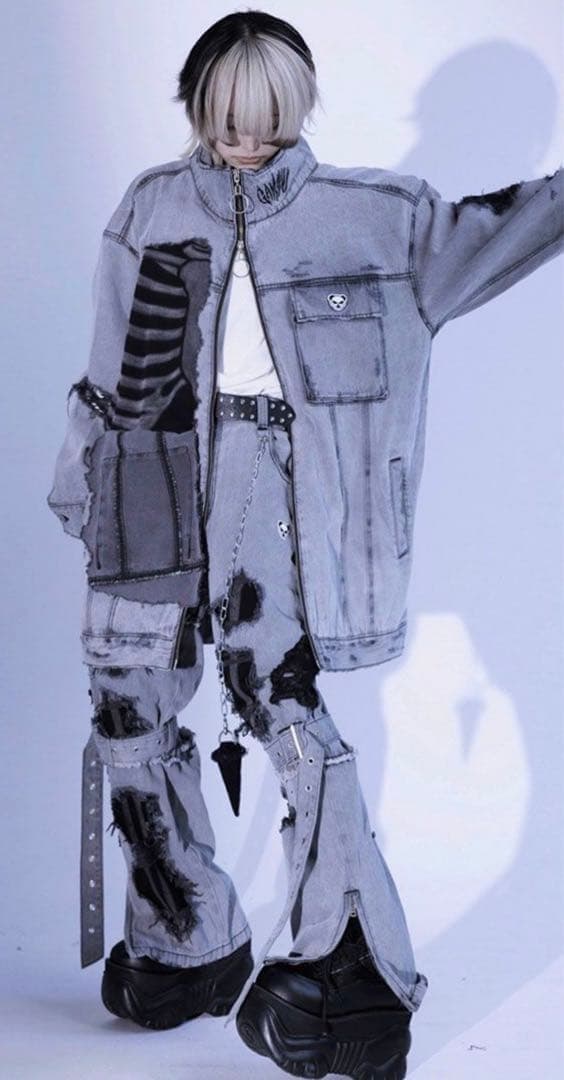 Gamchu ガムチュ 壊卍壊デニムジャケット