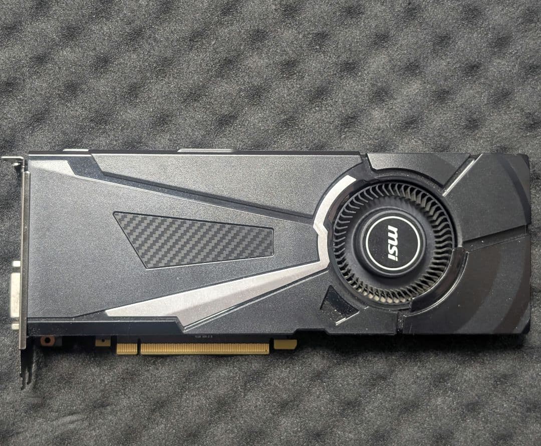 MSI Geforce GTX 1080 AERO 8G OCグラフィックボード