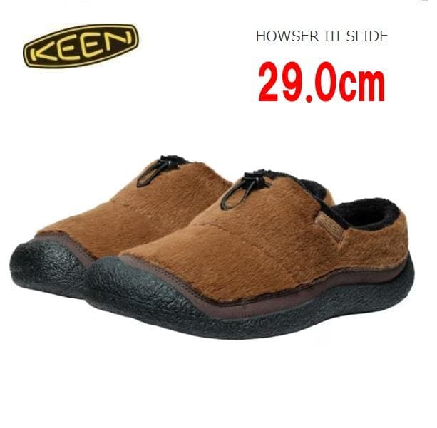 KEEN キーン ハウザーⅢスライド スリッポン バイソン 29.0cm