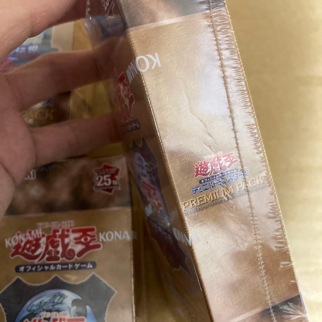 遊戯王　決闘者伝説25th プレミアムパック　5BOX シュリンク付き