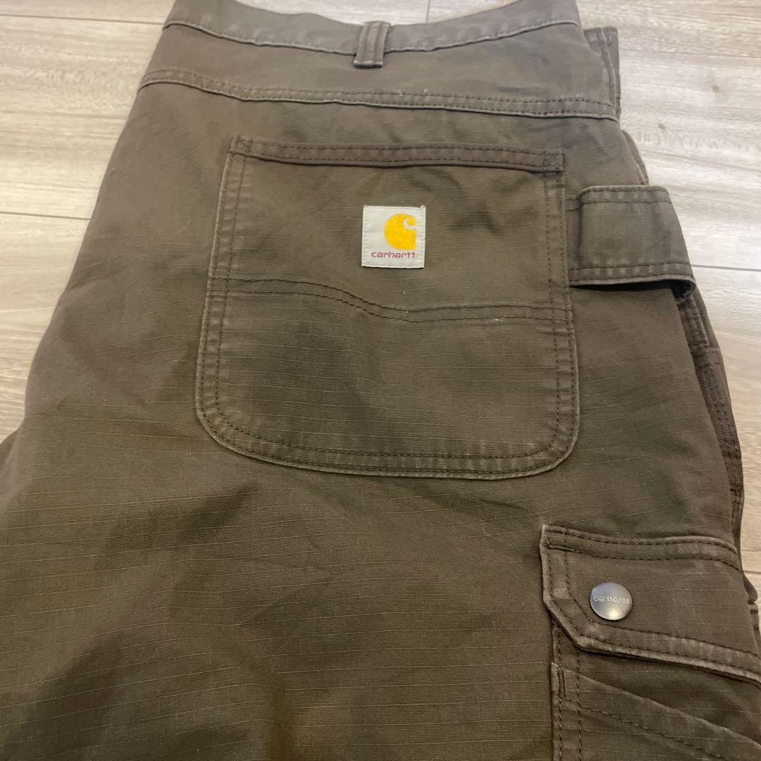 あ*き様 Carhartt ダークブラウン カーゴパンツ ダブルニー サイズ40