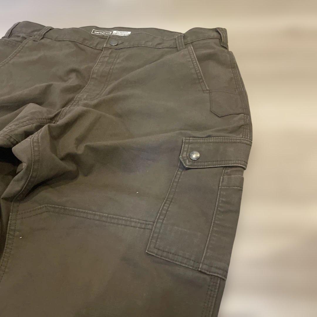 あ*き様 Carhartt ダークブラウン カーゴパンツ ダブルニー サイズ40