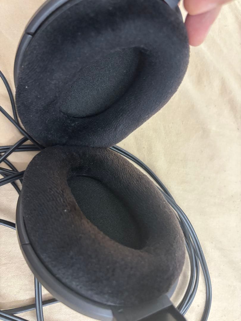 SENNHEISER HD600 開放型ヘッドホン 純正ケーブル付属 美品