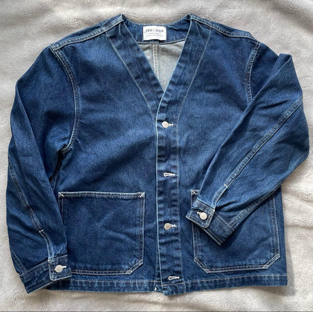 FORK & SPOON ダークブルー デニムジャケット
