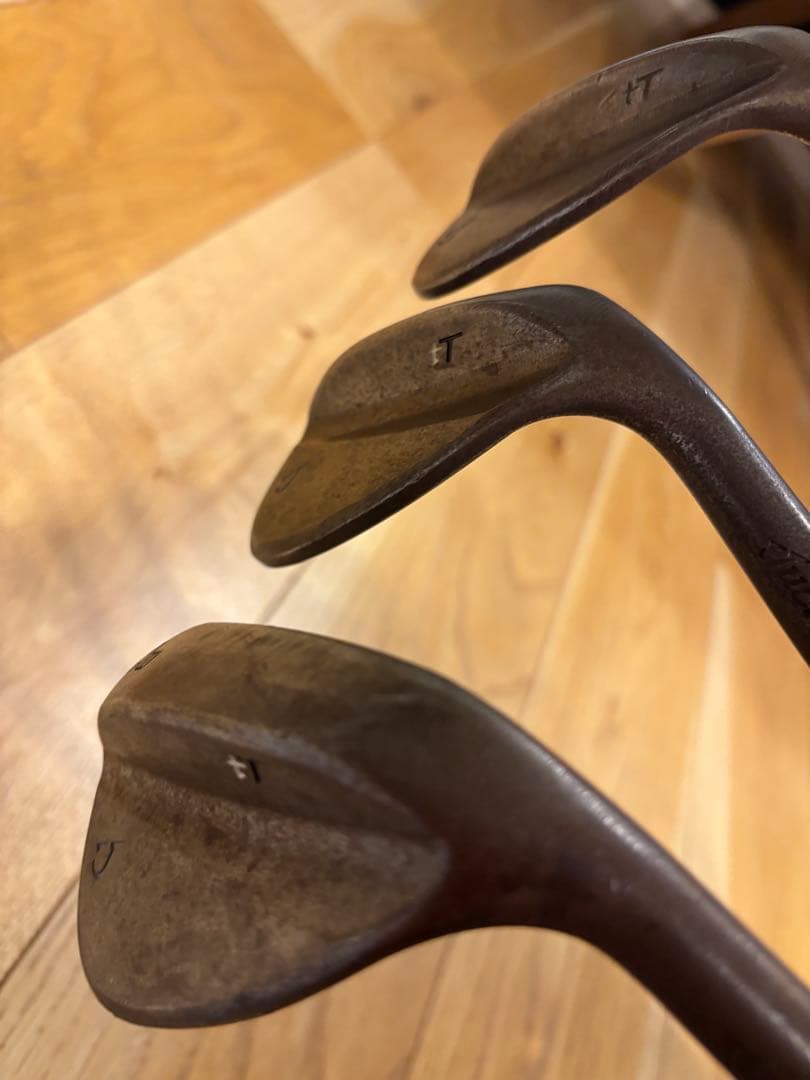 美品　jucie Ttウェッジ　ノーメッキ　51.55.60３本 モーダス115