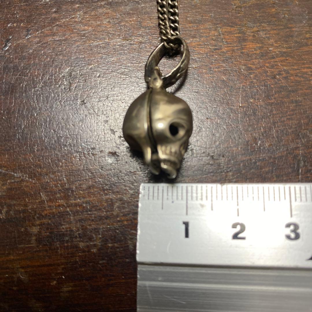 40s'50s'ビンテージスカルシルバーロケットペンダント古着バイカー珍品レア