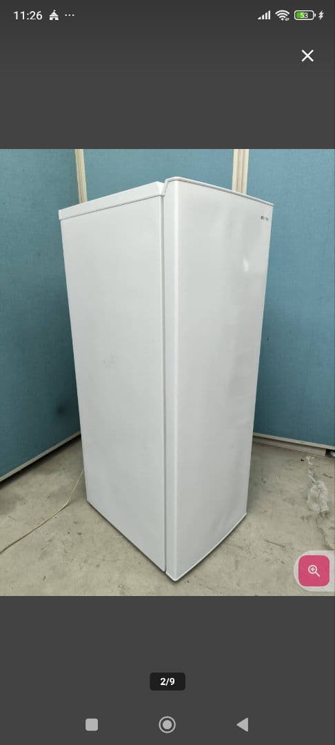 2022年製　アイリス142L冷凍庫 /自動霜取り 前開き　KUSN-14A