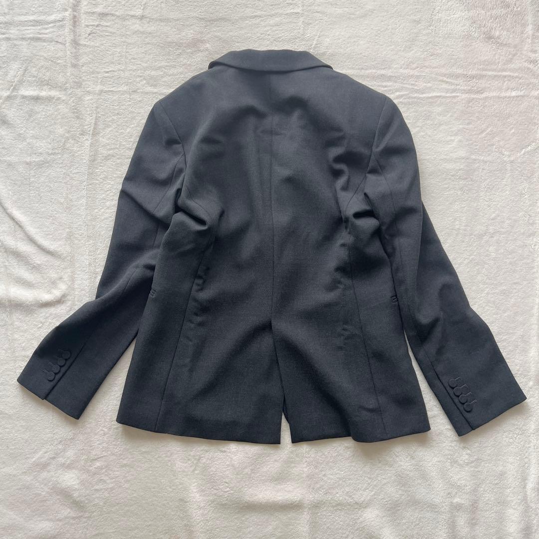 ゆきん様　ベイジ　VILLAZ シングルジャケット 4 ダークグレー エコレザー