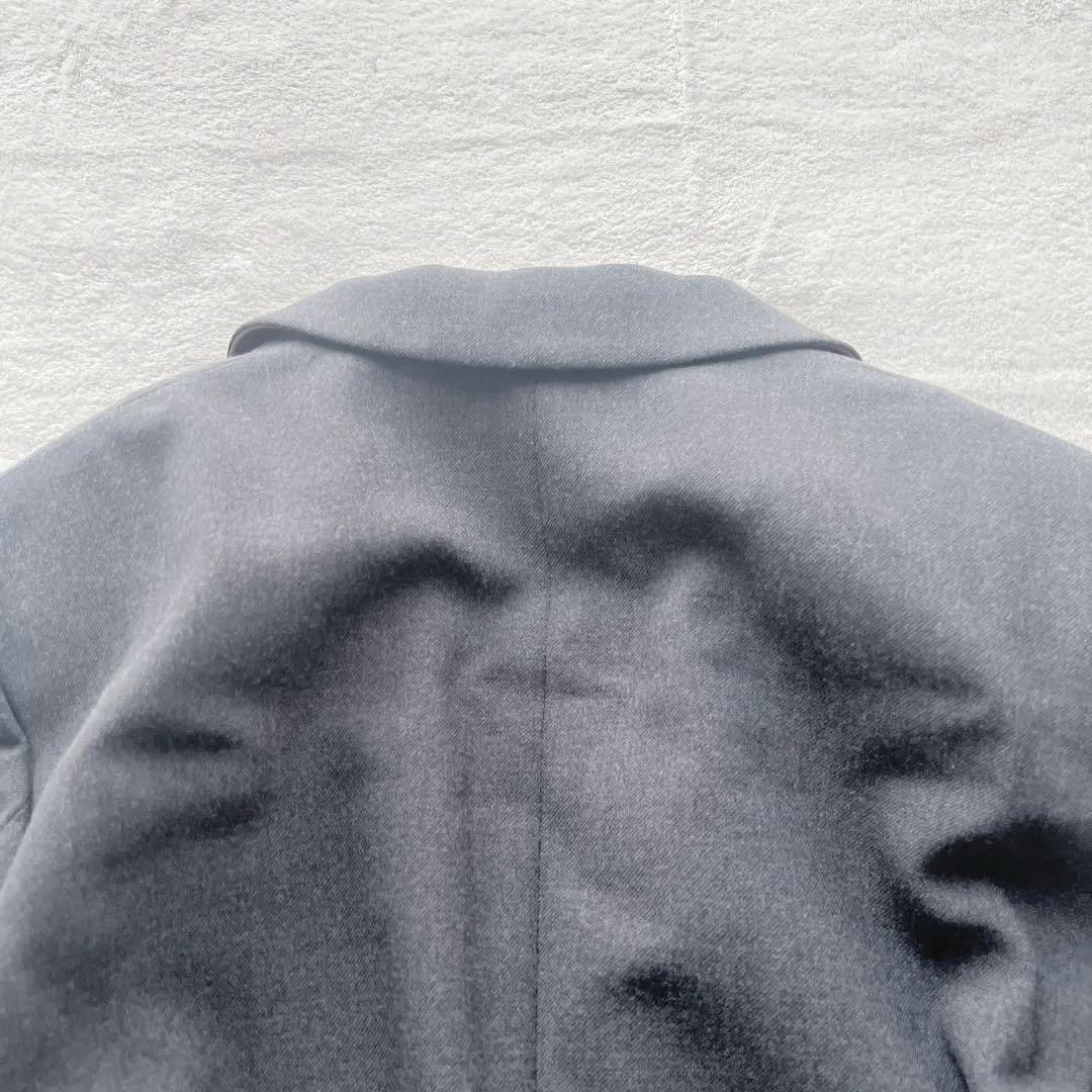 ゆきん様　ベイジ　VILLAZ シングルジャケット 4 ダークグレー エコレザー