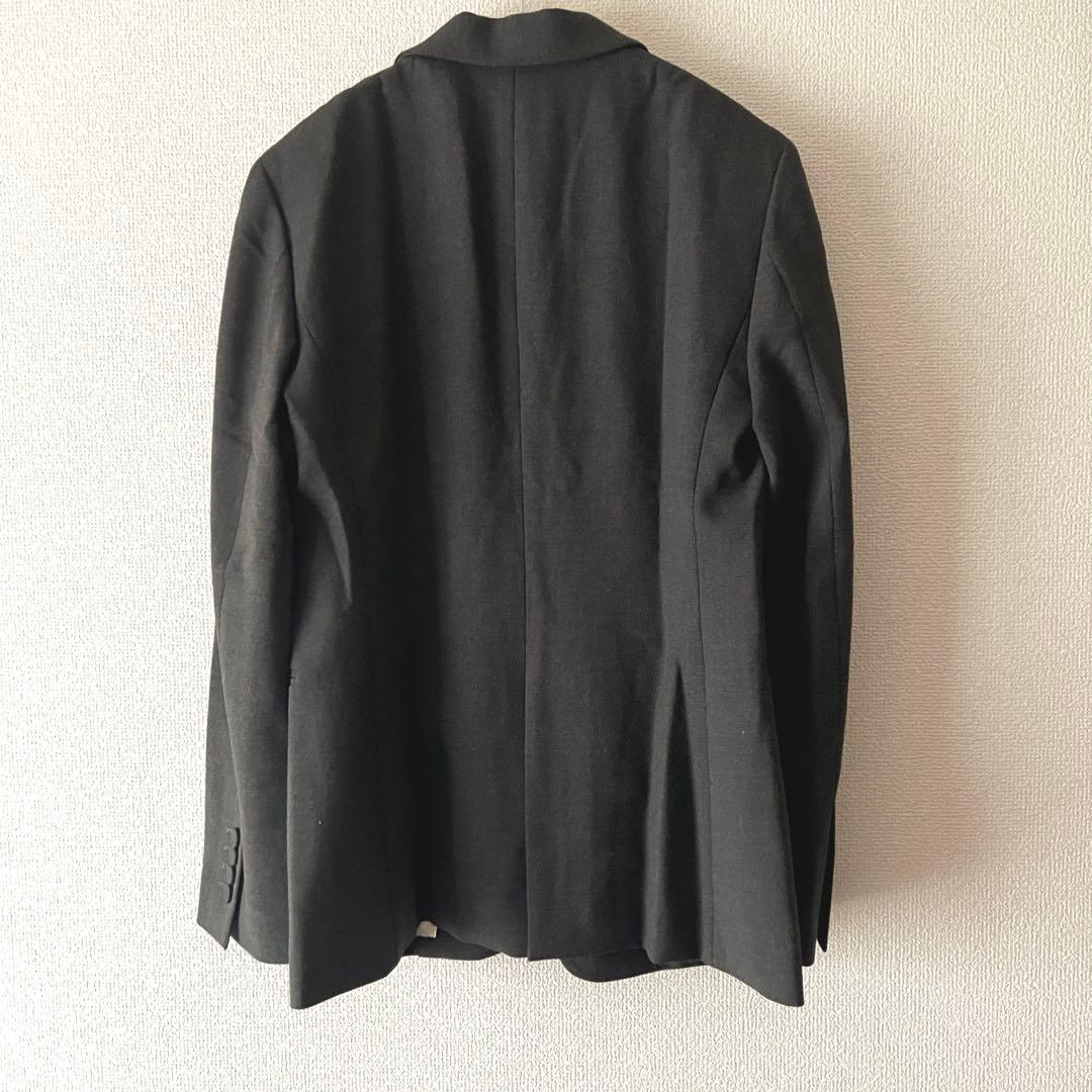 ゆきん様　ベイジ　VILLAZ シングルジャケット 4 ダークグレー エコレザー