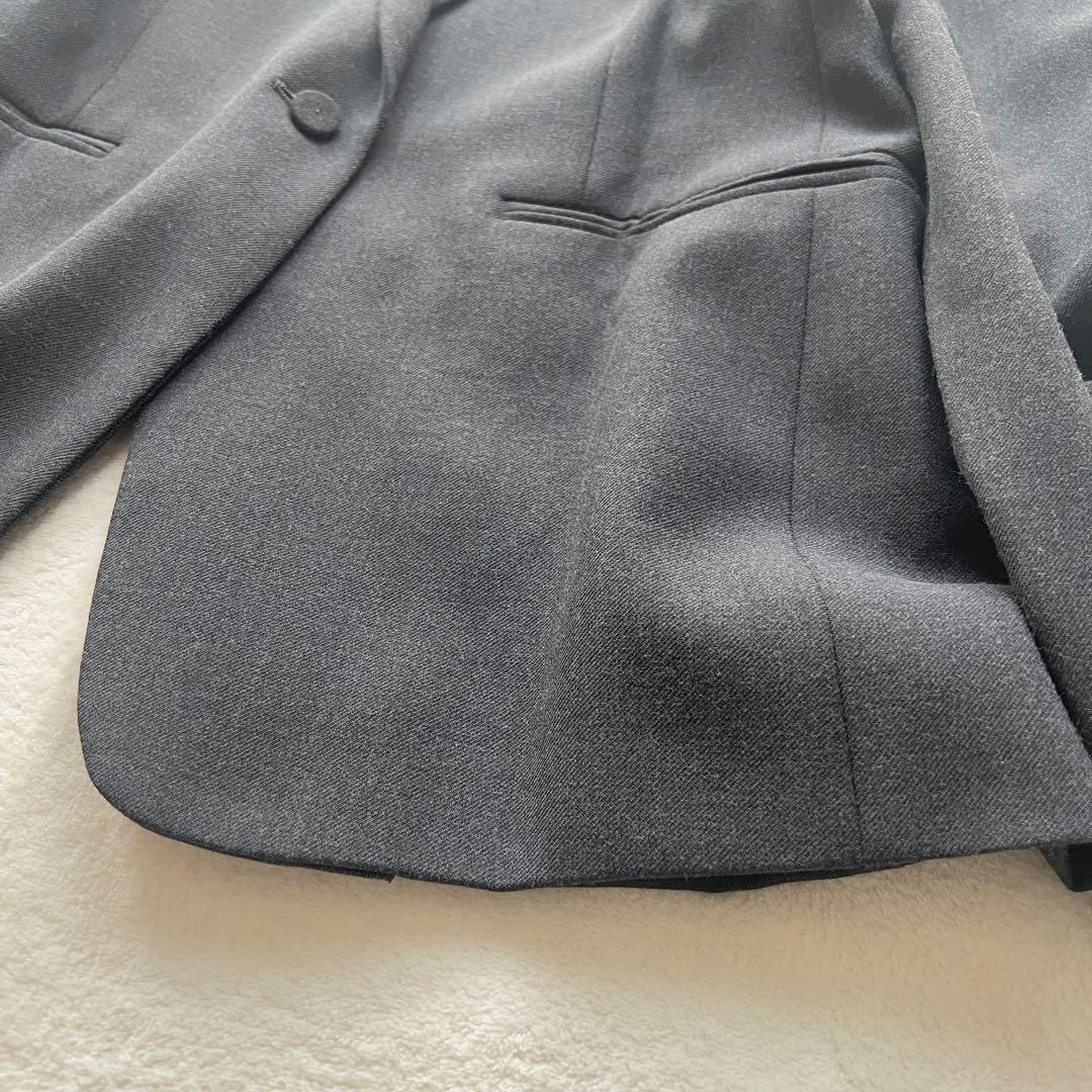 ゆきん様　ベイジ　VILLAZ シングルジャケット 4 ダークグレー エコレザー