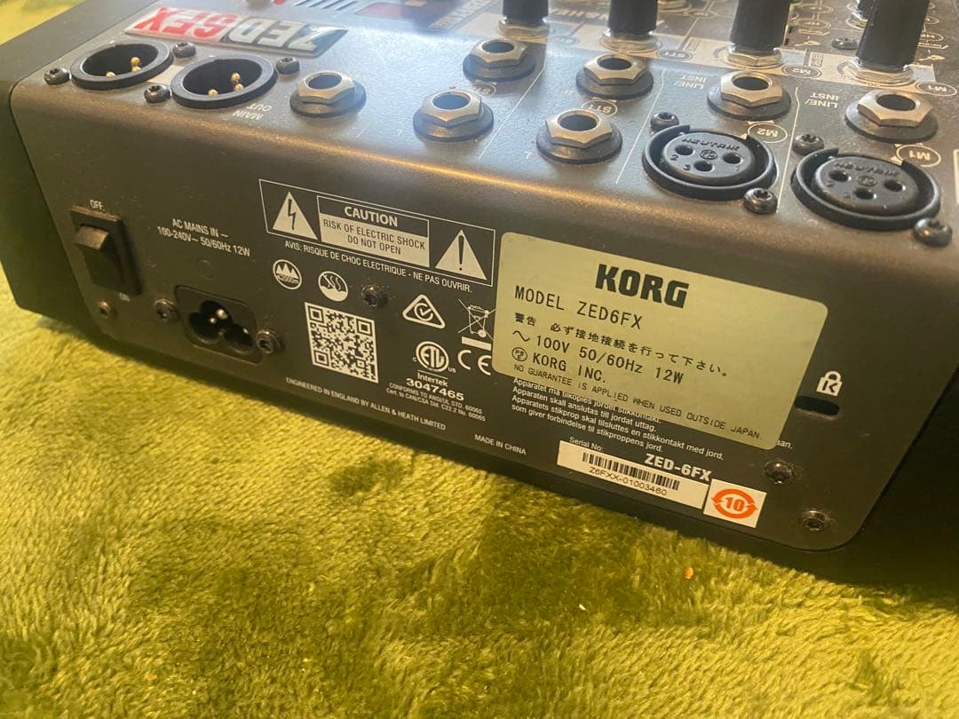 DJ機材 ALLEN & HEATH ZED6FX