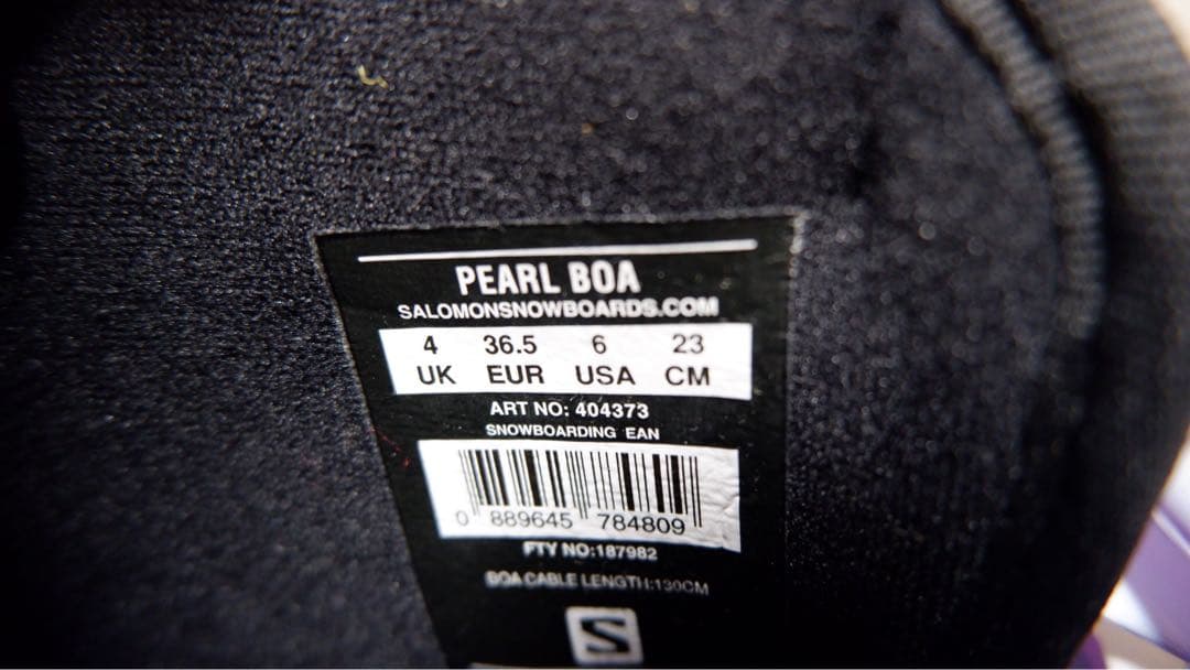 最終値下げ!未使用 Salomon スノーボードブーツ BOAシステム ブラック