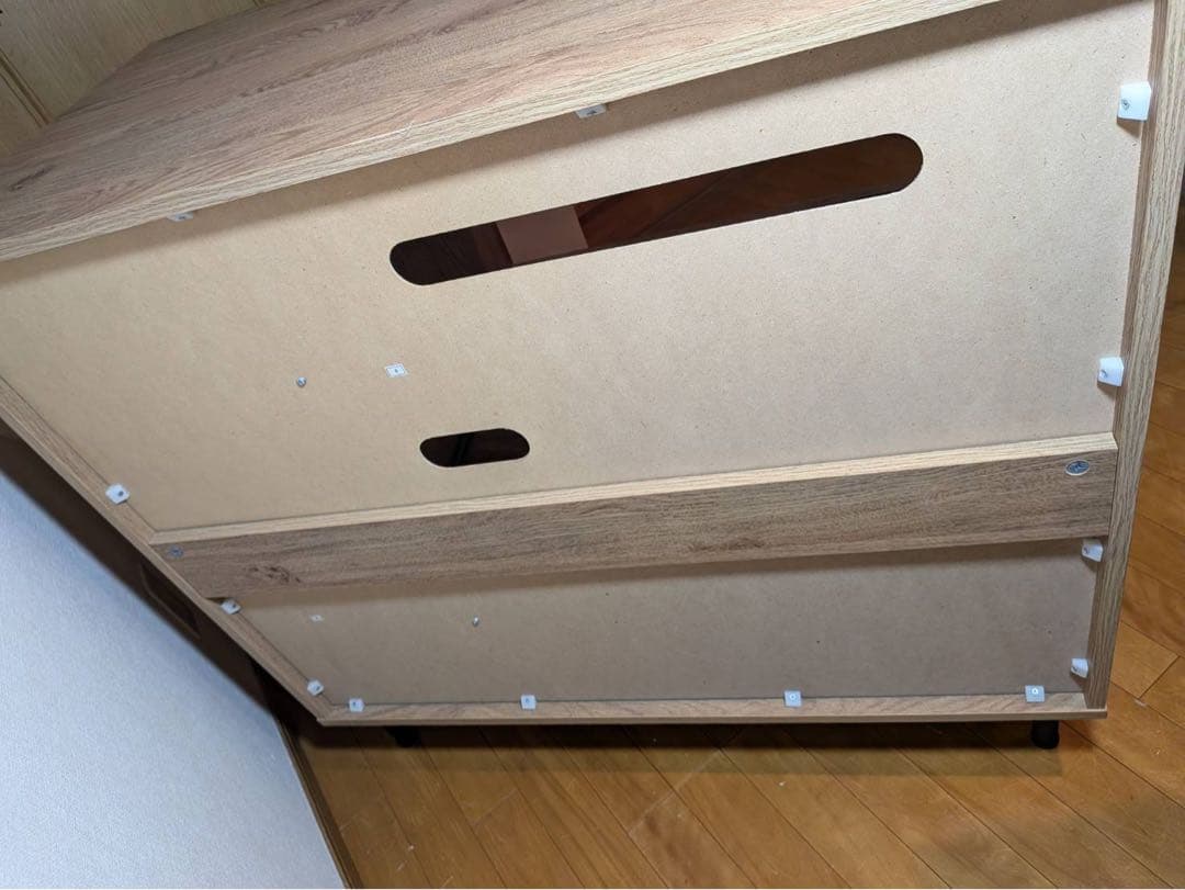 ■送料込■LOWYA ラタン調キッチンカウンター90 棚 収納台