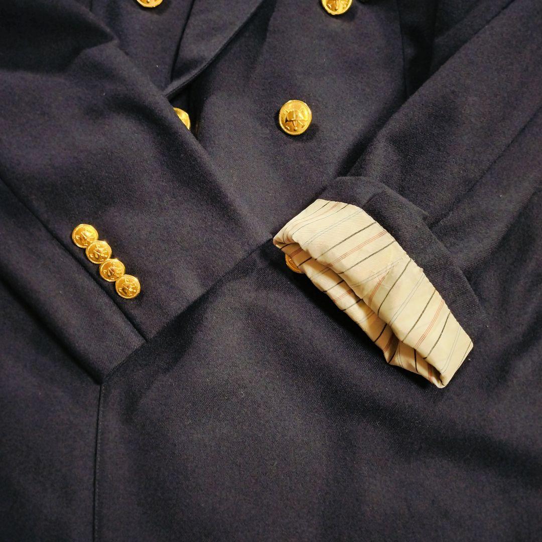 ポロラルフローレン 金ボタン 紺ブレ ダブル 紋章