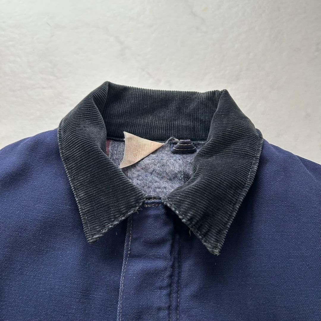 【100周年】80s 星タグ カーハート ミシガンチョアコート ネイビー 40