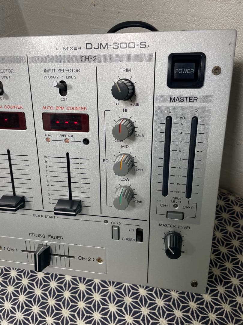 pioneer dj パイオニア　DJM-300 シルバー　フェーダーメンテ
