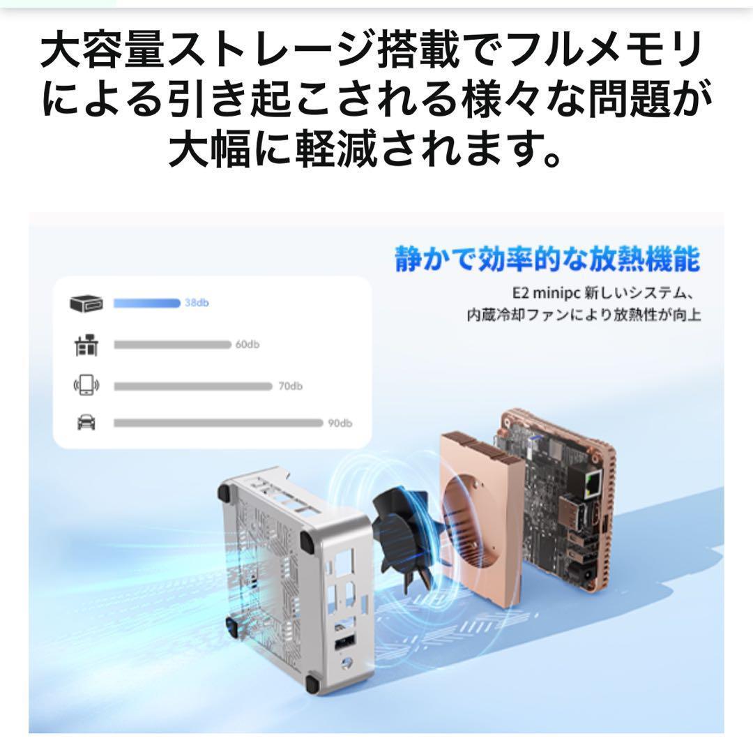 NiPoGi ミニpc N150 mini pc初登場2025新型 動作より高速