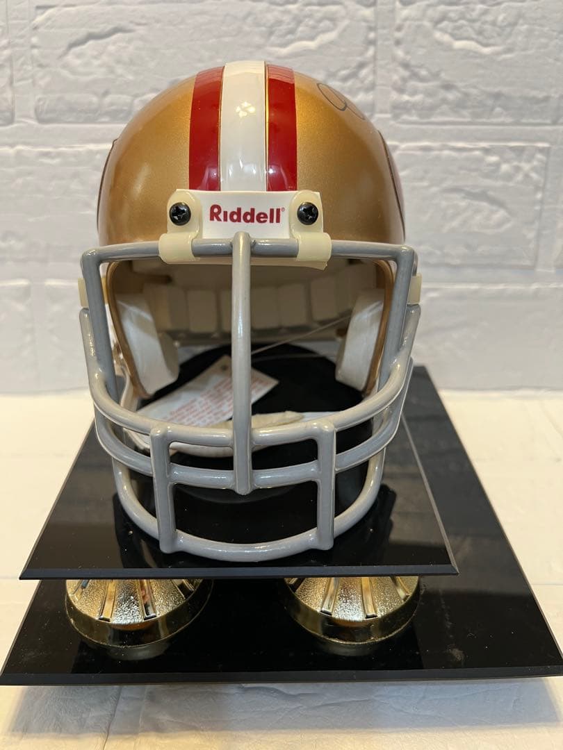 ジョー・モンタナ【SF 49ers 】直筆サイン入りミニヘルメット