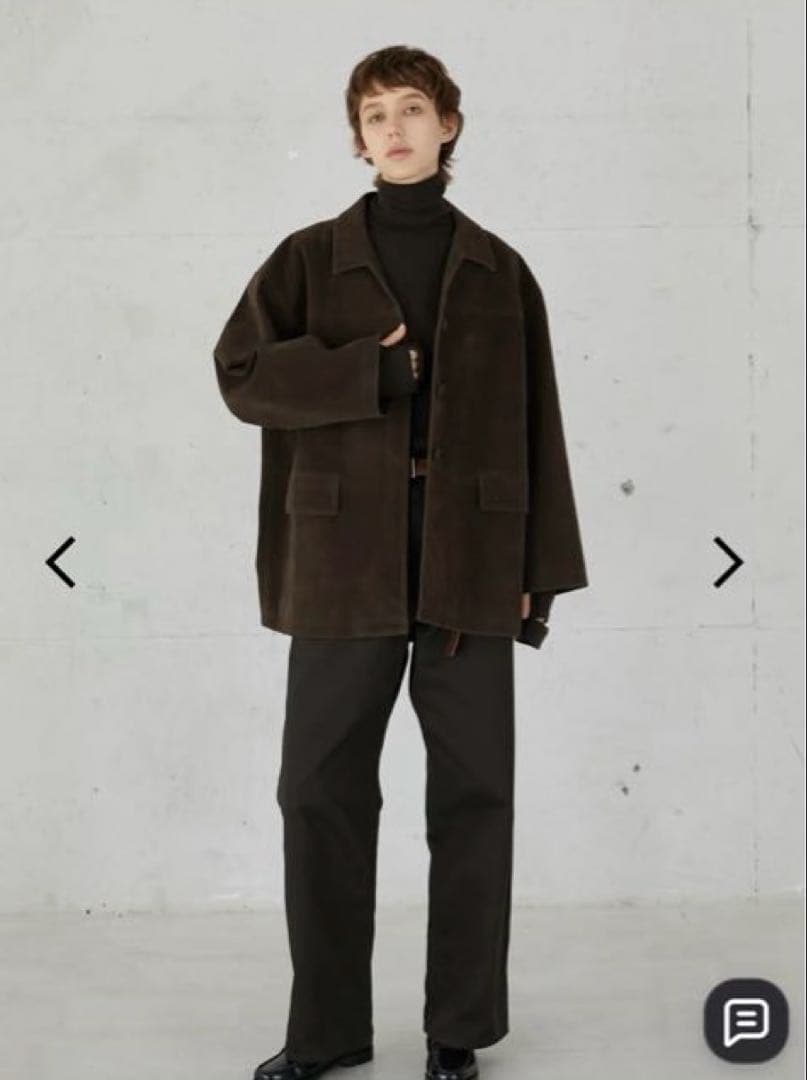 ジャケット・アウター LA PEAU DE GEM eco suede coverall