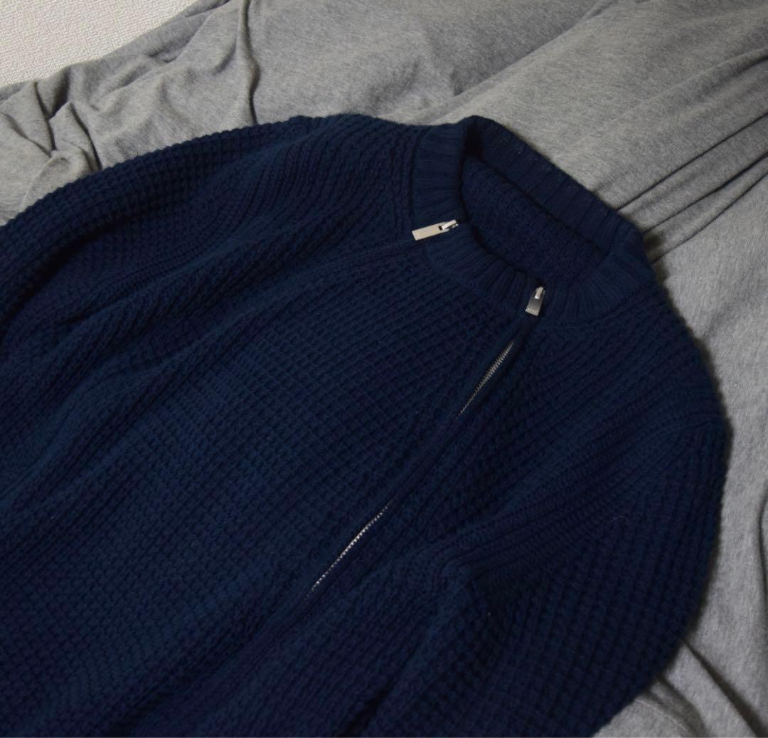 トップス sacai 17ss chunky knit blouson