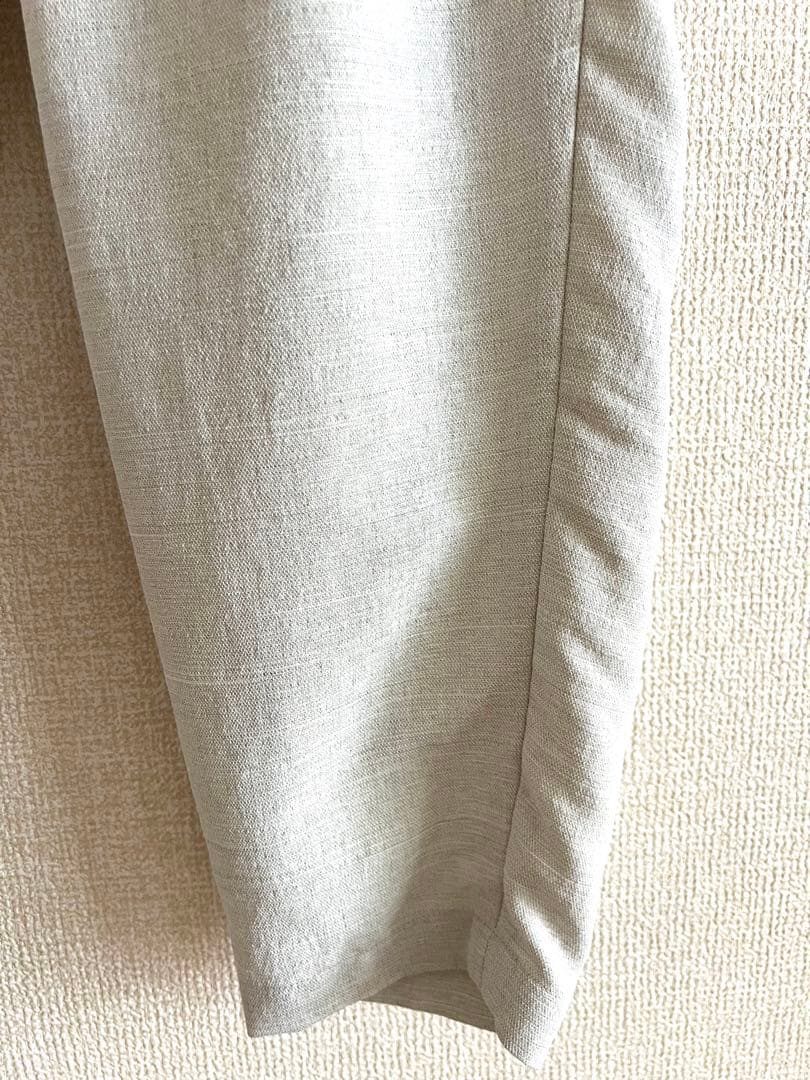 no control air 美しいテーバードパンツ ライトグレー XS