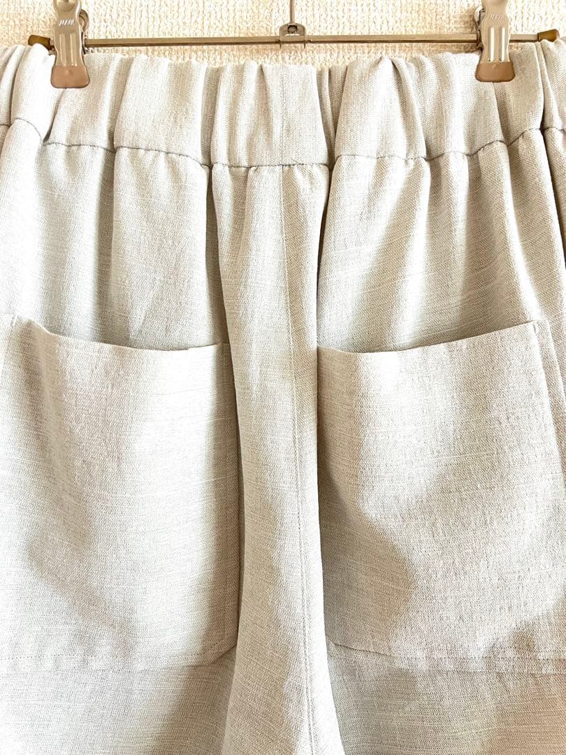 no control air 美しいテーバードパンツ ライトグレー XS