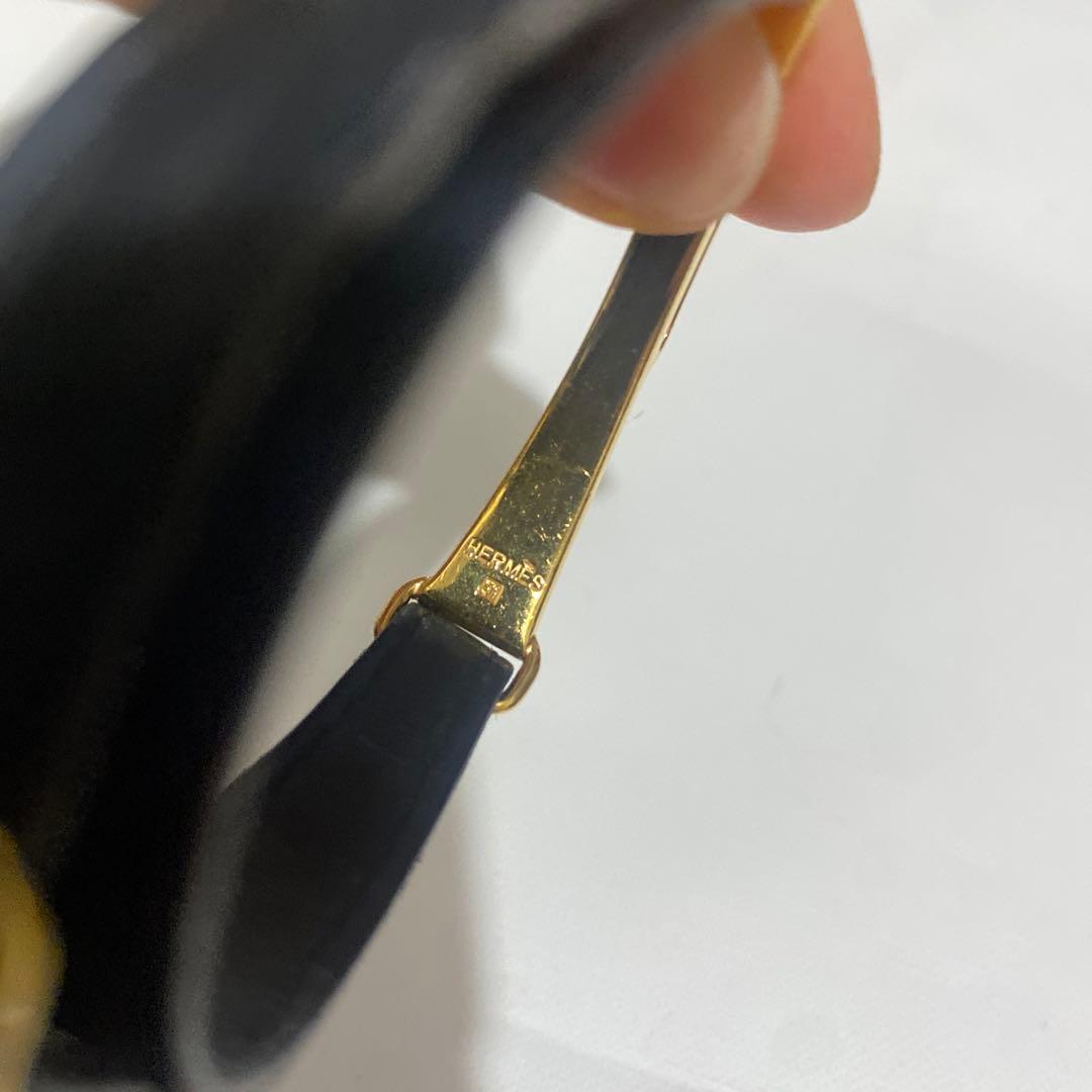 エルメス　レザー　バングル　ブレスレット