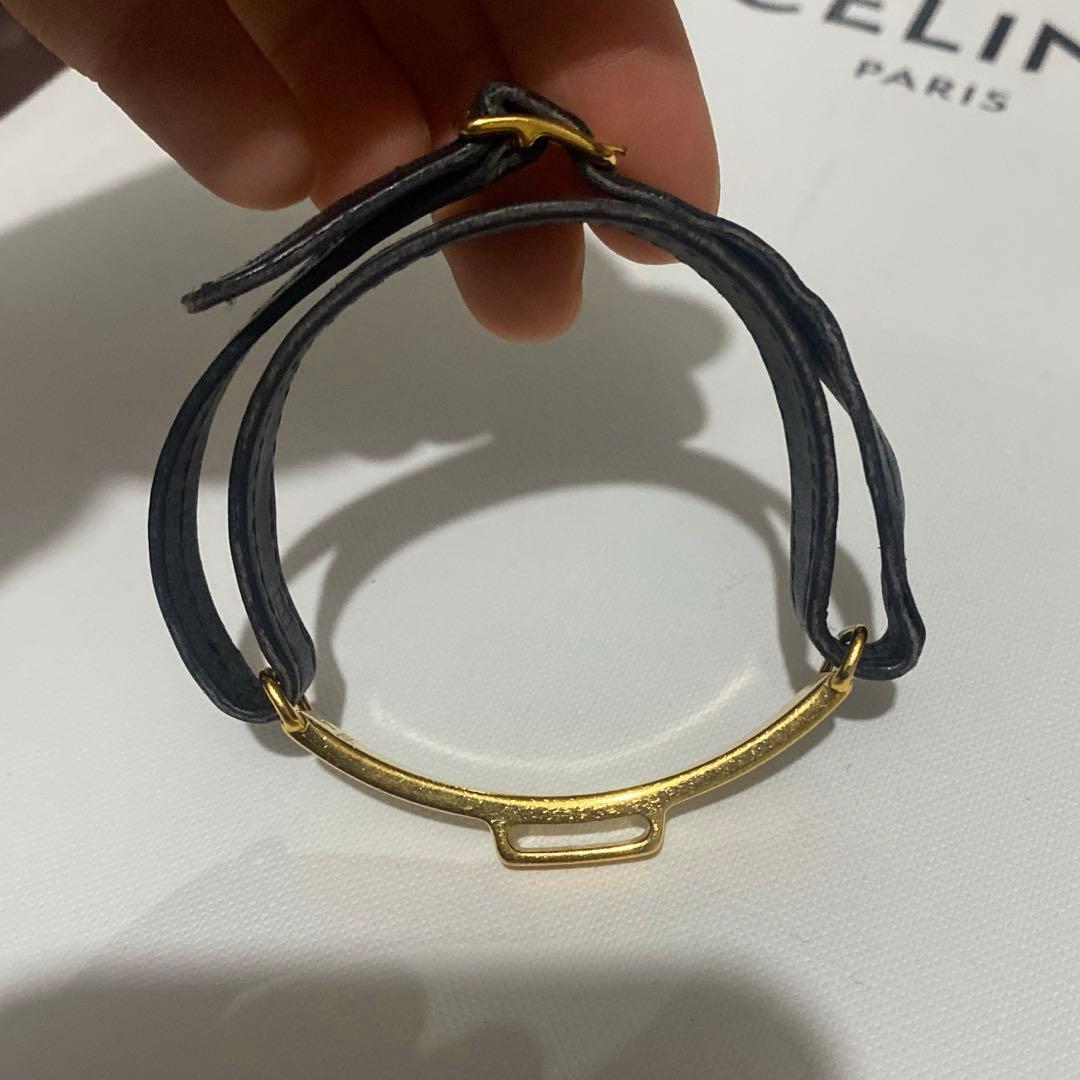 エルメス　レザー　バングル　ブレスレット