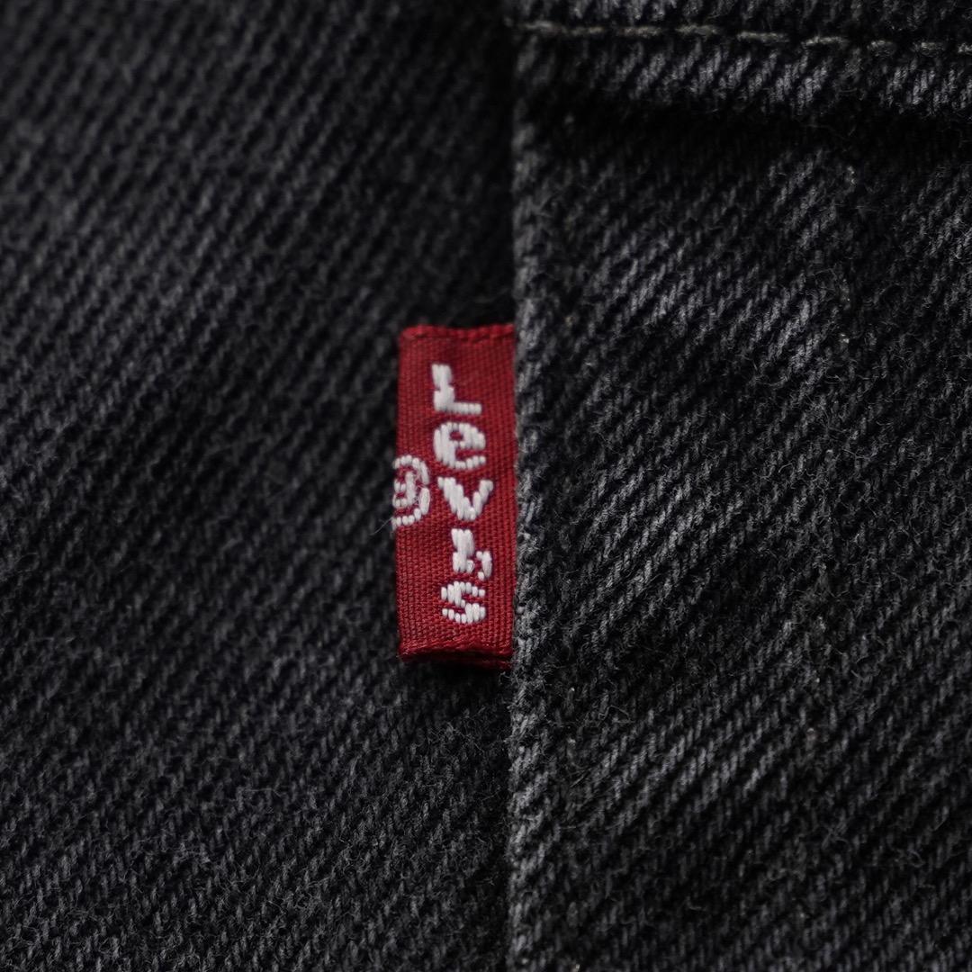 リーバイス550 Levis W36 ブラックデニム 黒 古着 18722