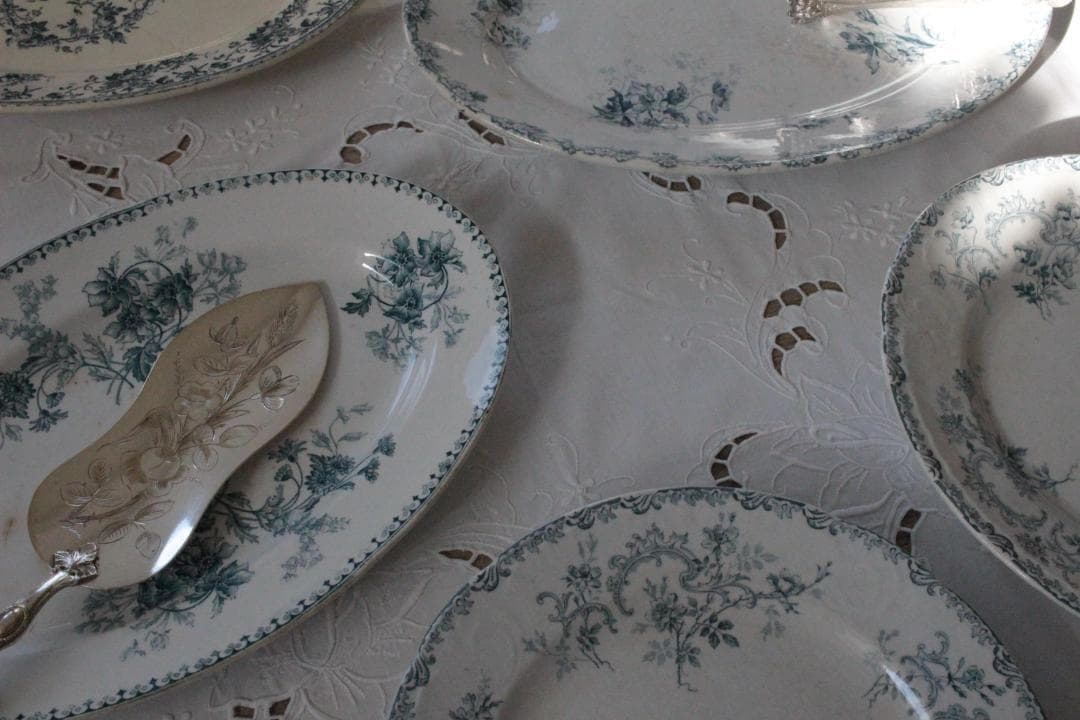 【B】フランスアンティーク・ショワジールロワVILLARDプレート