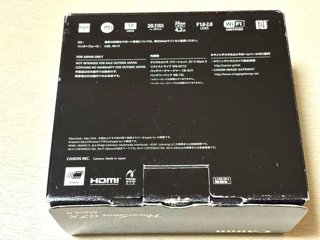 PowerShot G7X MarkⅡ Canon 【付属品多数】