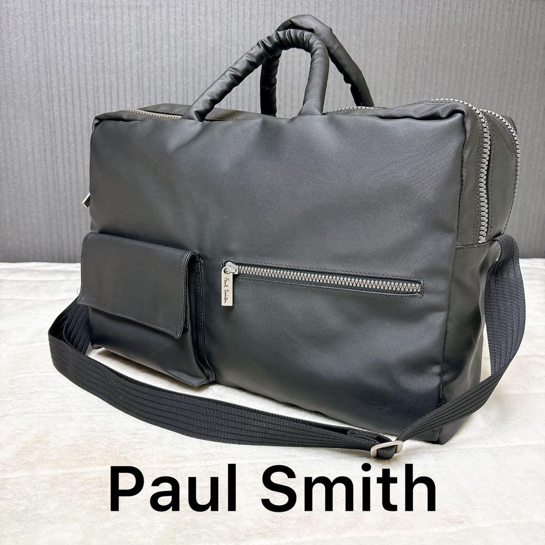Paul Smith ポールスミス 2WAYボストンバッグ ブラック 大容量