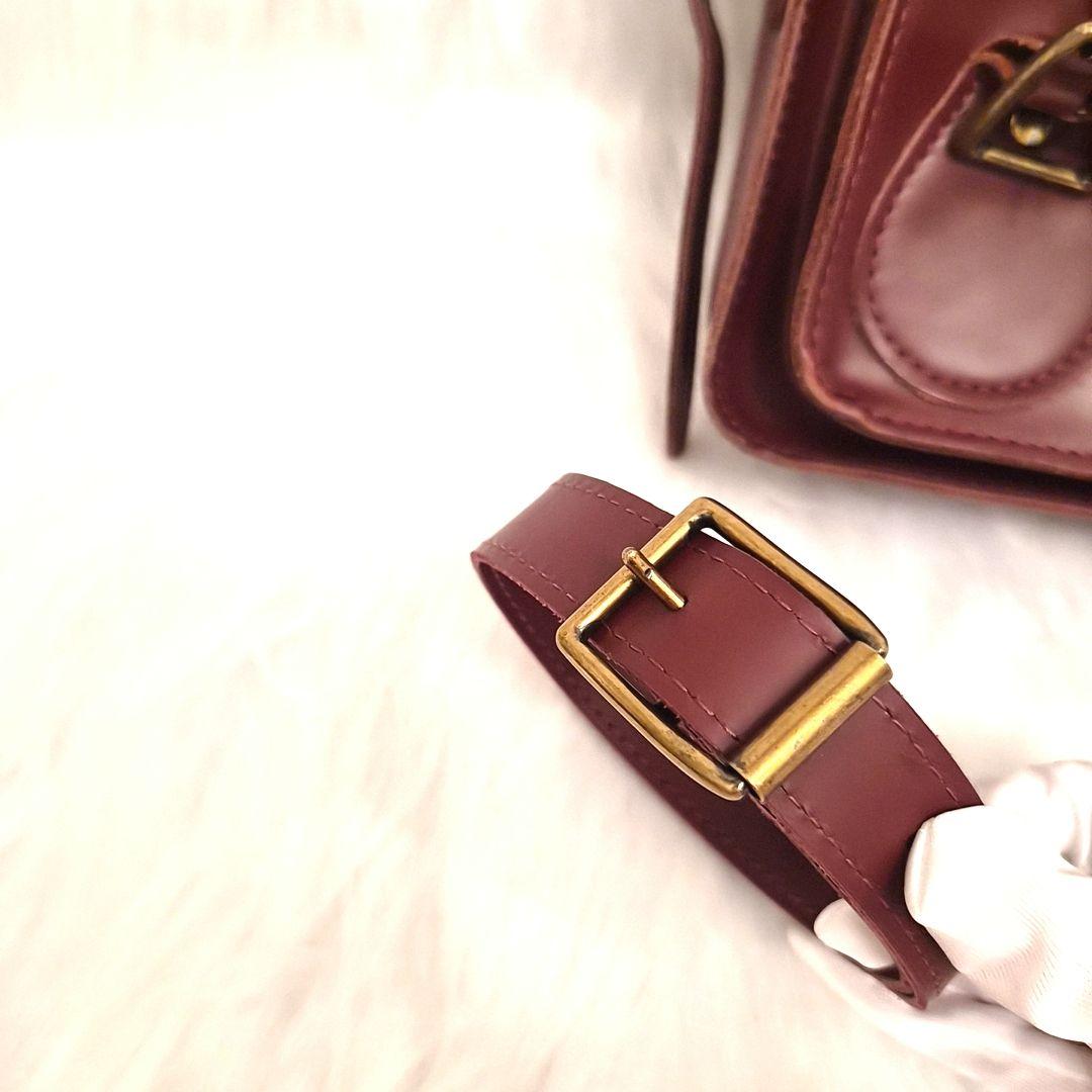 【Dr.Martens】レザーサッチェルバッグ/13インチ/チェリーレッド