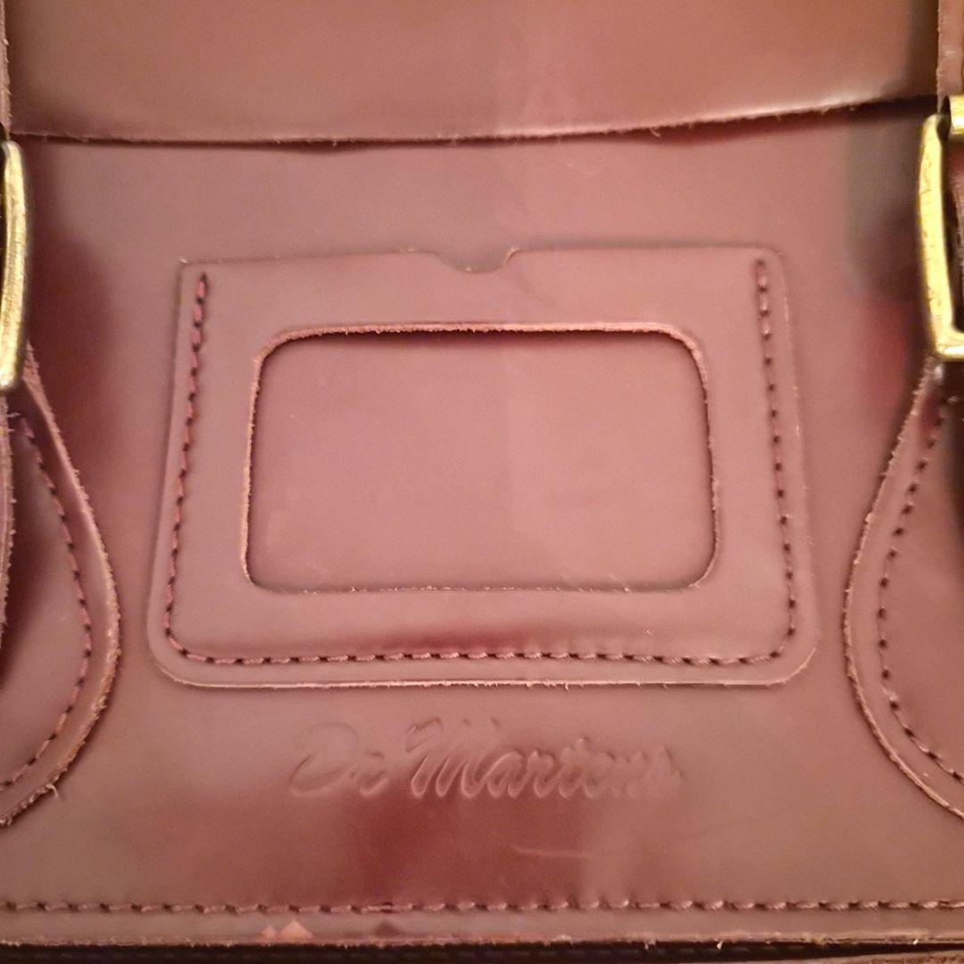 【Dr.Martens】レザーサッチェルバッグ/13インチ/チェリーレッド